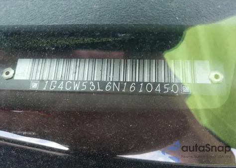 1992 Buick Park Avenue z USA, uszkodzony, nr VIN 1G4CW53L6N1610450